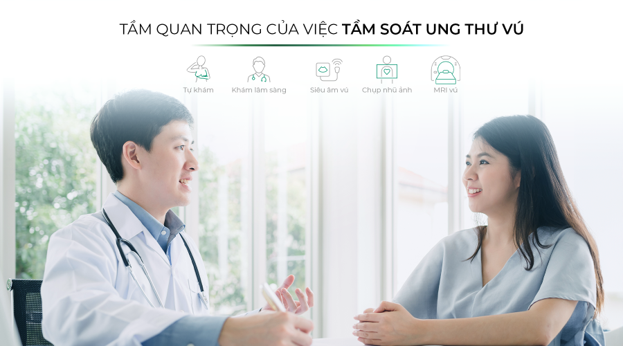 Tầm quan trọng của việc tầm soát ung thư vú cho phụ nữ trên 40 tuổi Tầm quan trọng của việc tầm soát ung thư vú cho phụ nữ trên 40 tuổi